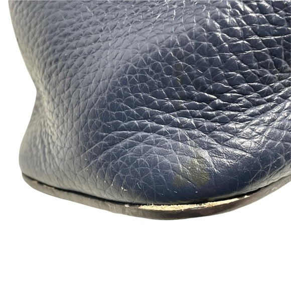 Dooney & Bourke Pebble Grain Leather Midnight Blue Lexington Purse - Picture 12 of 14